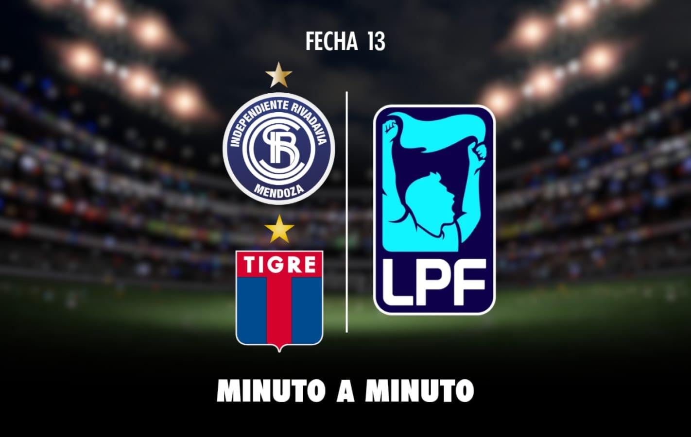 Imagen de En vivo: Independiente Rivadavia empata 1-1 con Tigre en Mendoza