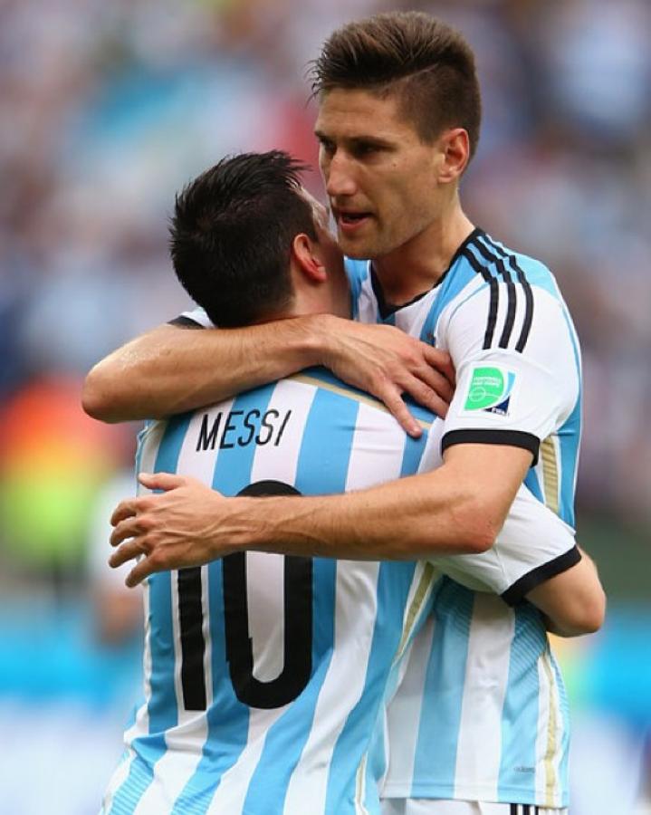 Imagen Fue uno de los laderos de Messi en el Mundial de Brasil 2014.