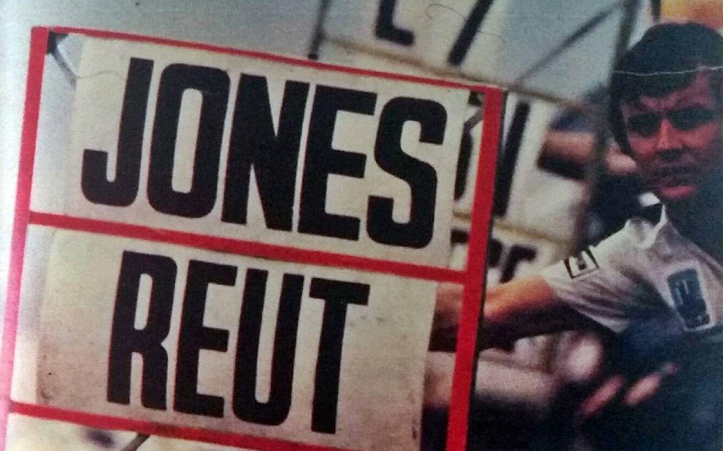 Imagen El afamado cartel que ignoró Reutemann en Brasil 1981.