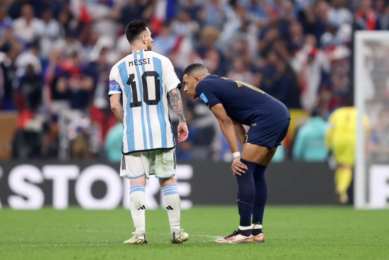 Imagen Messi y Mbappé, las dos máximas figuras de Qatar 2022, se reencontrarán en 2026.
