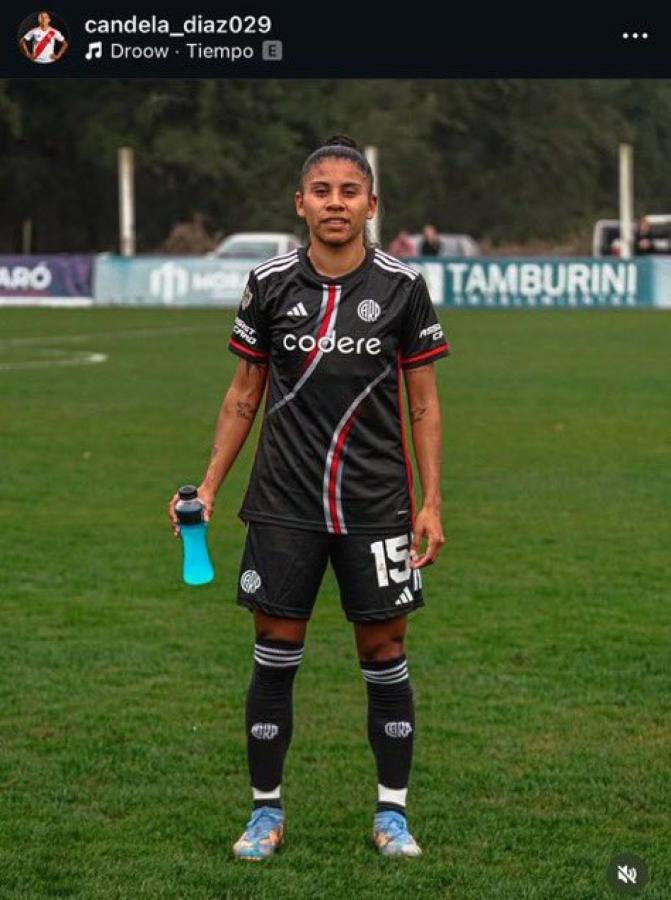 Imagen Candela Díaz, la mayor implicada por sus gestos de mono a las jugadoras de Gremio.