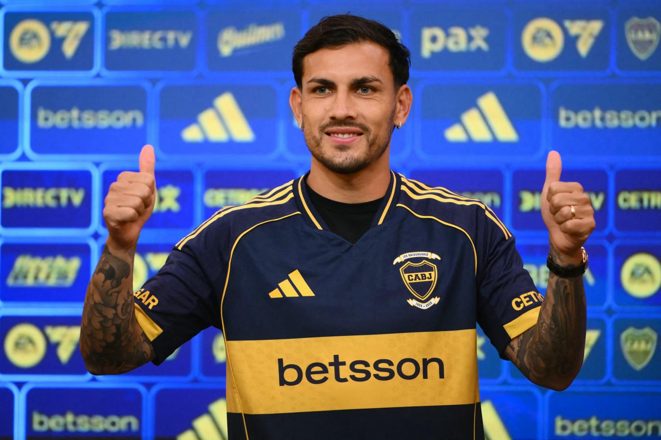 Imagen Leandro Paredes presentado en Boca