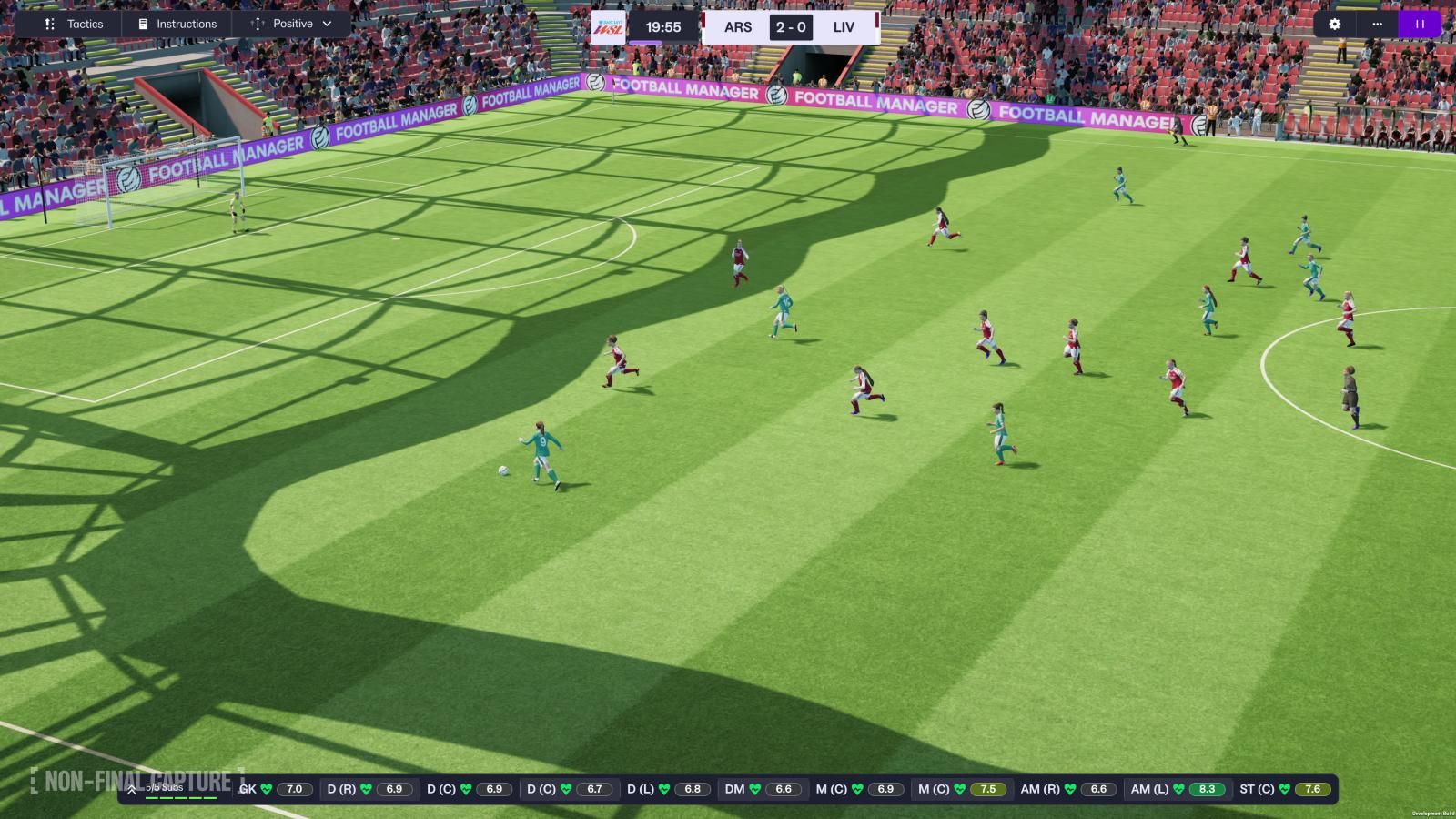 Imagen Así se verán los partidos en Football Manager 26