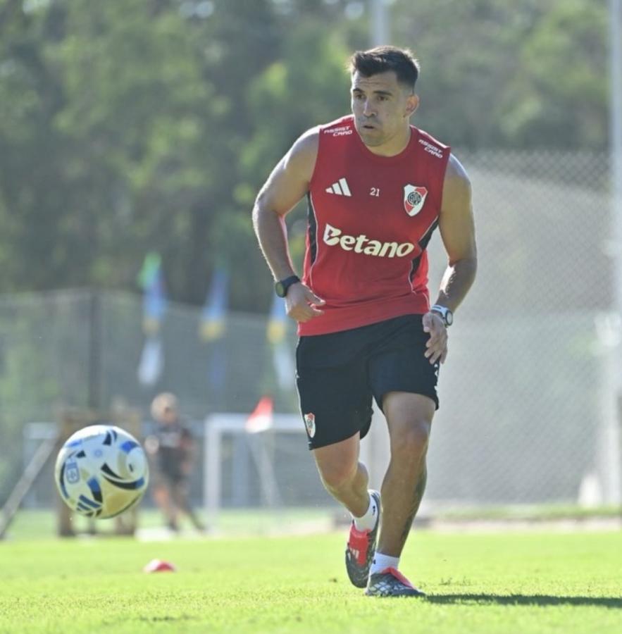 Imagen Marcos Acuña está por recibir el alta médica y será evaluado por Gallardo.