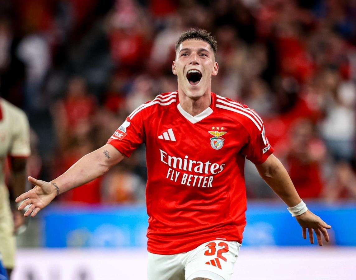 Imagen Benjamín Rollheiser viste los colores de Benfica