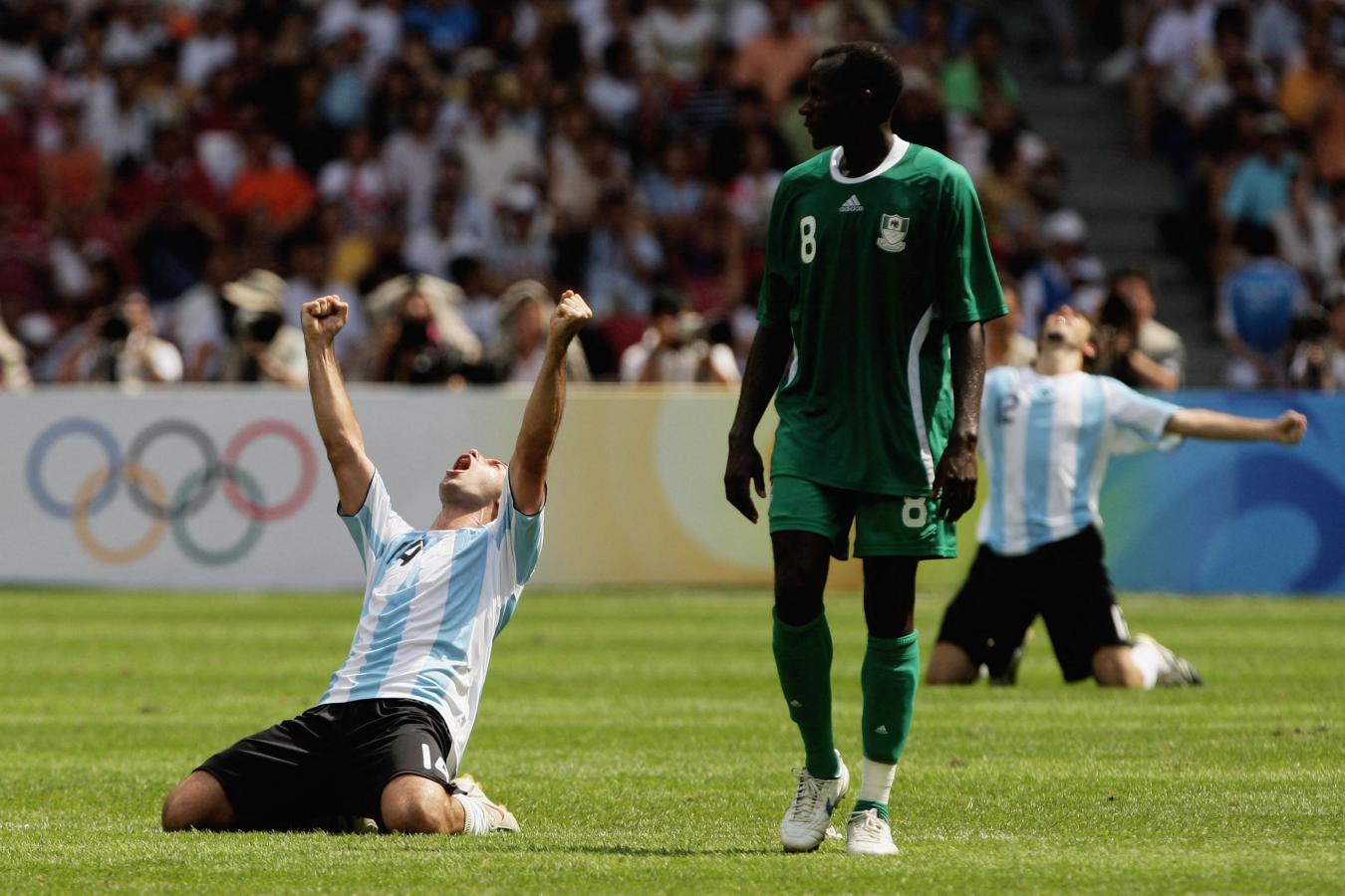 Imagen 12 partidos, 12 ganados y dos medallas de oro, el récord como jugador de Javier Mascherano en los Juegos Olímpicos. Foto: AFP