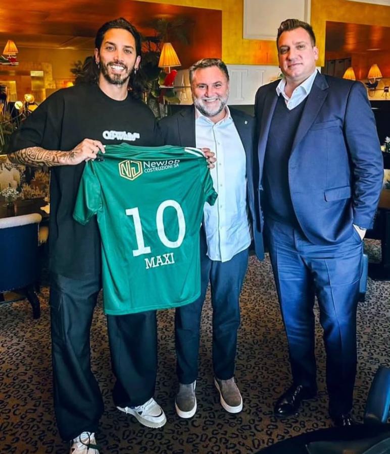 Imagen Maxi López se convirtió en uno de los dueños de Paradiso, de la tercera de Suiza.