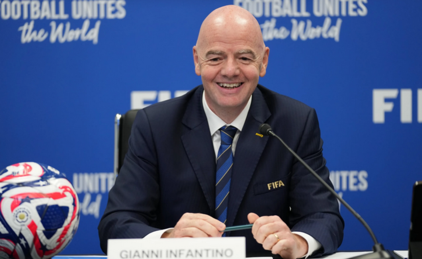 Imagen Gianni Infantino anunció nuevas medidas contra el racismo.