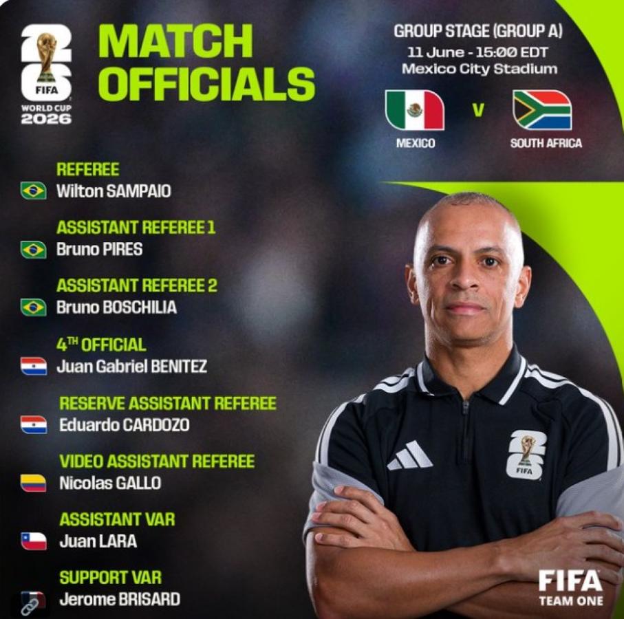 Imagen Sampaio en la apertura del Mundial
