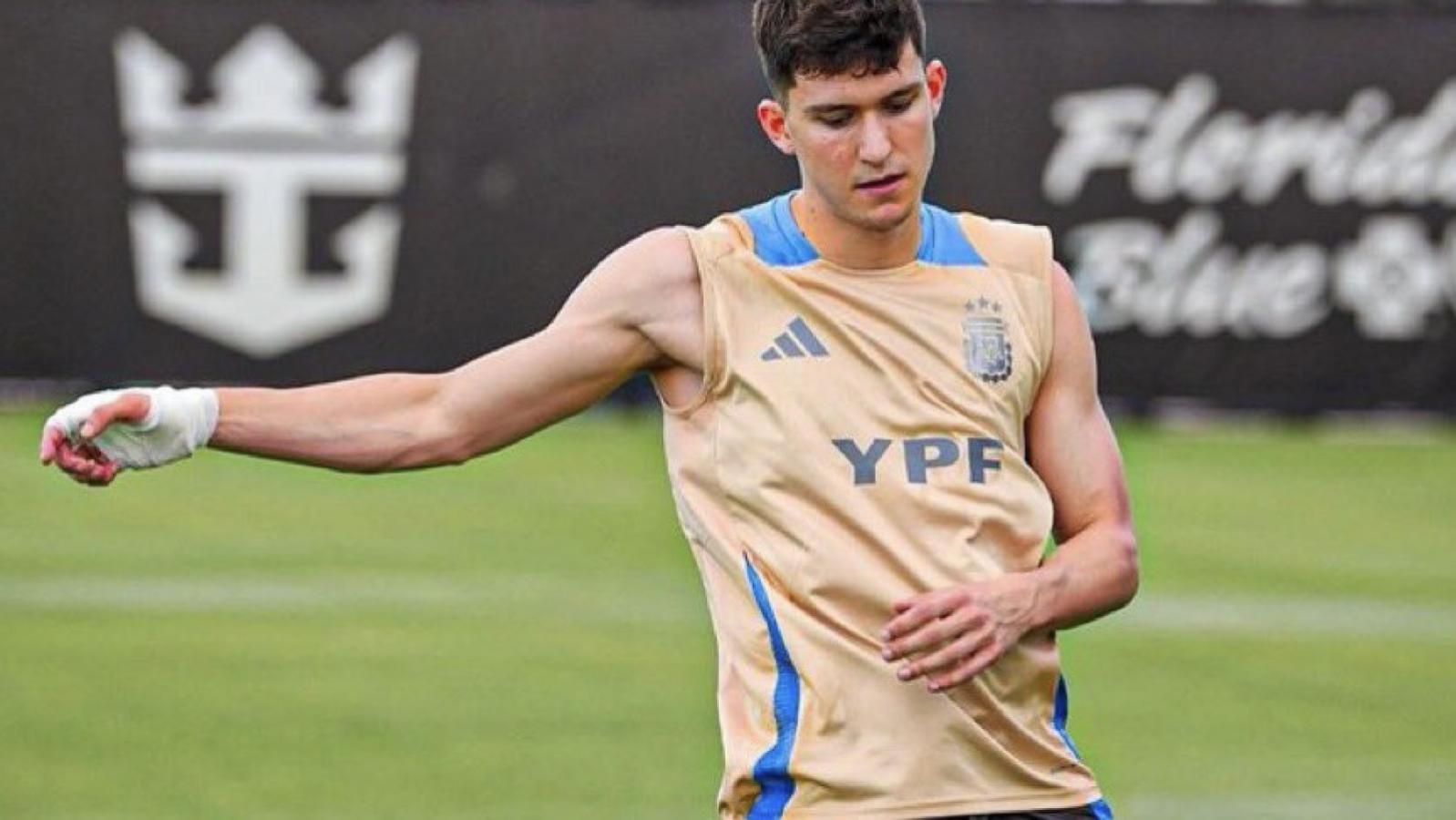 Imagen Balerdi, de gran partido ante Chile, pretendido por Juventus.