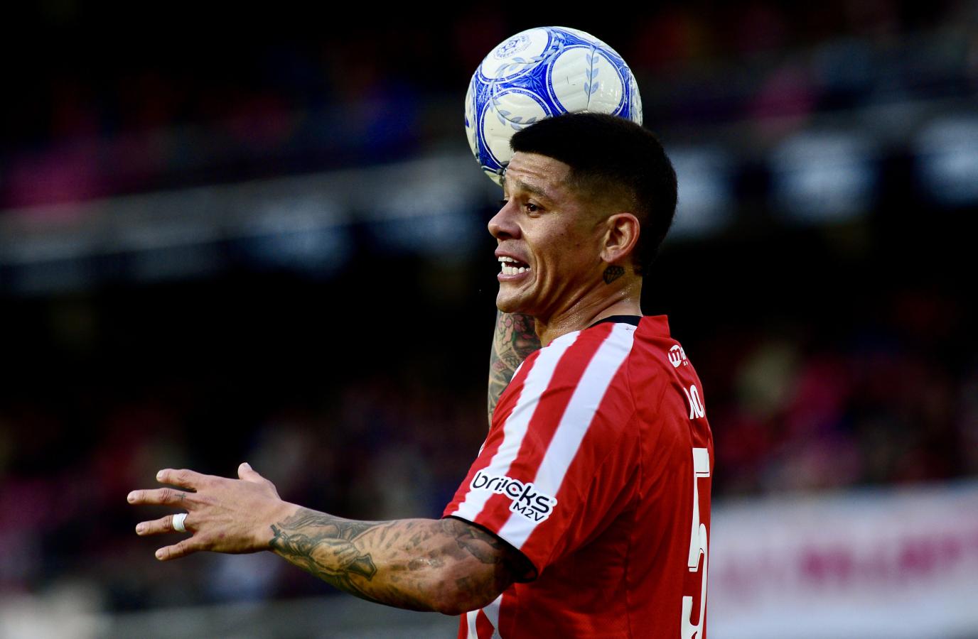 Imagen de TAS habilitado: Marcos Rojo, disponible para jugar en el Maracaná