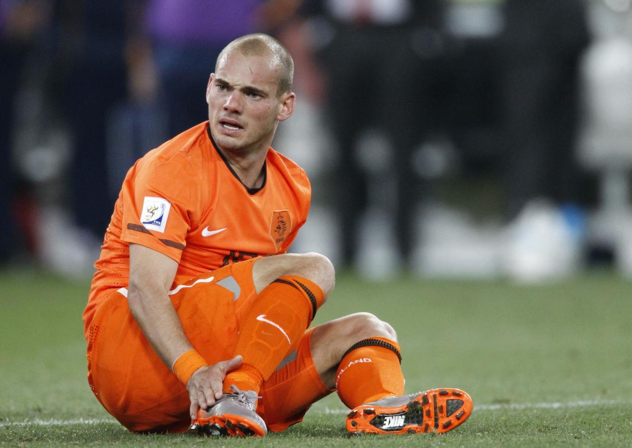 Imagen Wesley Sneijder en 2010, el mejor año de su carrera. Foto: AFP