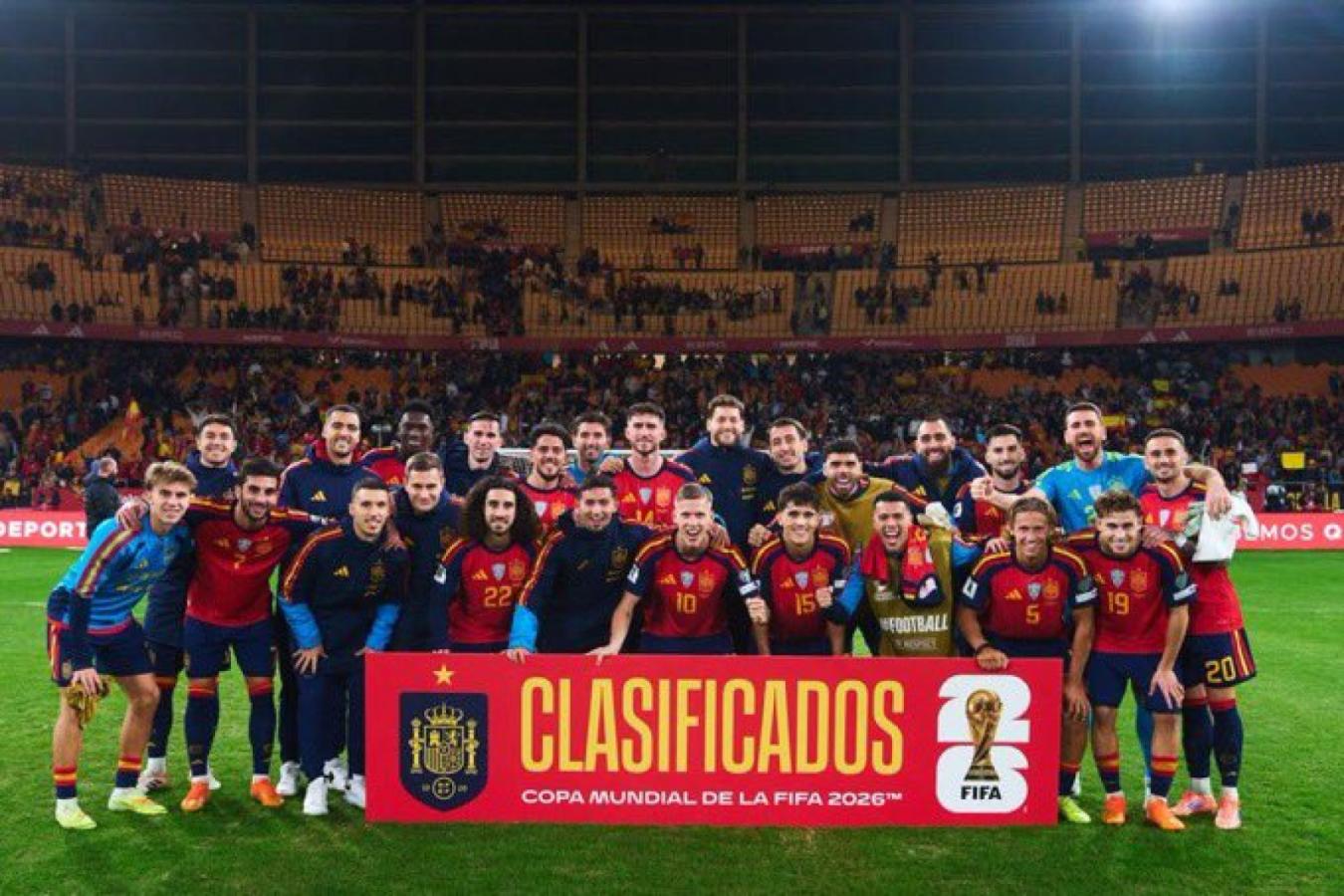 Imagen España logró el boleto al Mundial y la Finalissima con Argentina en marzo es un hecho.