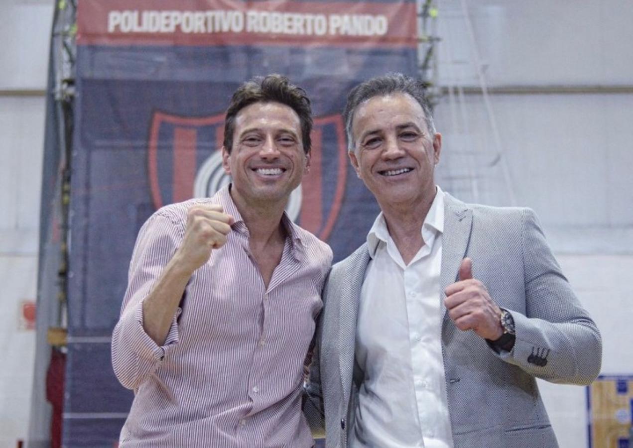 Imagen Navarro junto con Moretti, a quien acompañó en la fórmula ganadora en 2023.