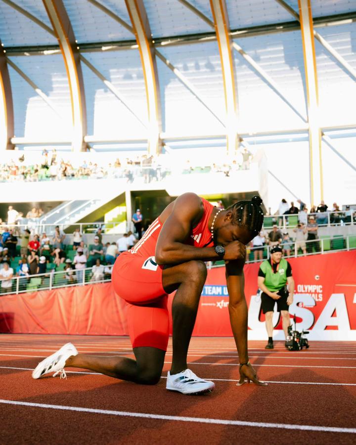 Imagen El atleta norteamericano tiene una fuerte historia de superación