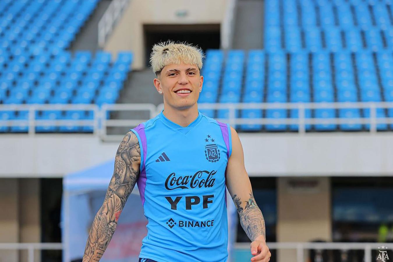 Imagen Garnacho fue convocado por Scaloni para los amistosos previos a la Copa América.