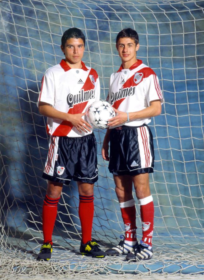 Imagen Saviola y Aimar, la dupla de River