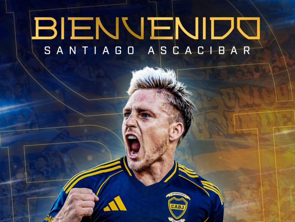 Imagen Santiago Ascacíbar llegó a Boca