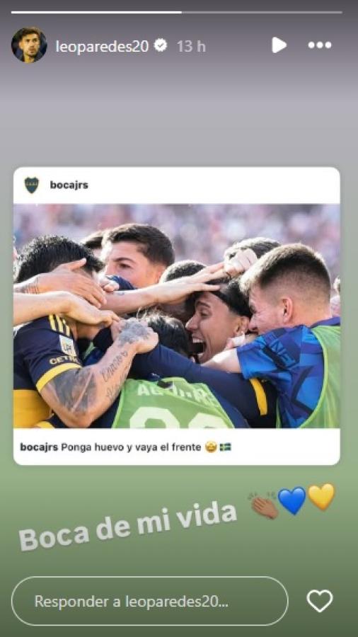 Imagen El mensaje de Paredes para el Mundo Boca.