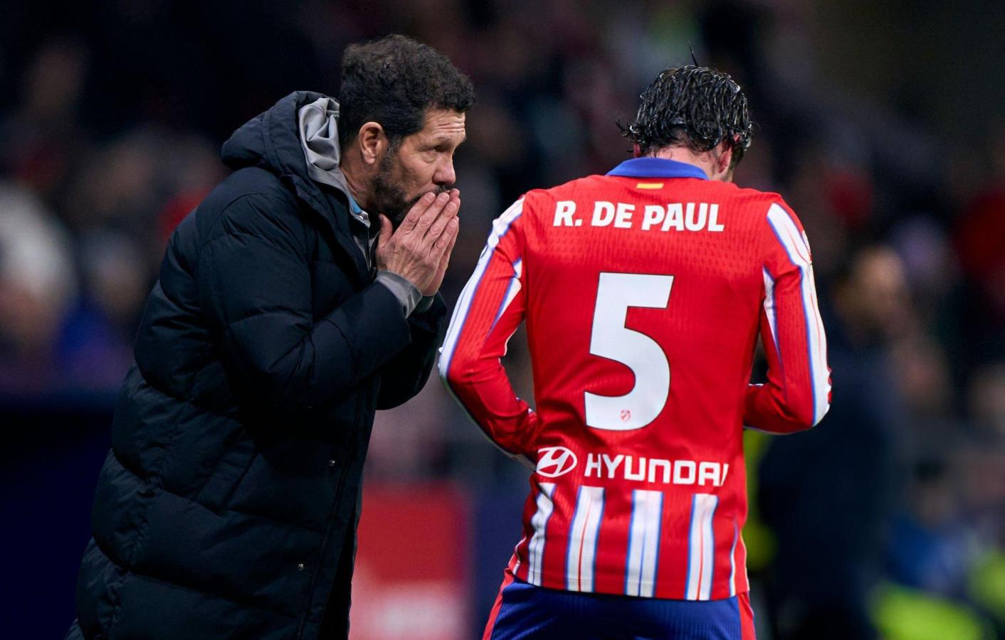 Imagen De Paul: cuatro temporadas y fundamental para el Cholo, con 187 partidos.