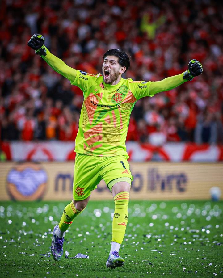 Imagen Agustín Rossi, arquero récord en Flamengo.