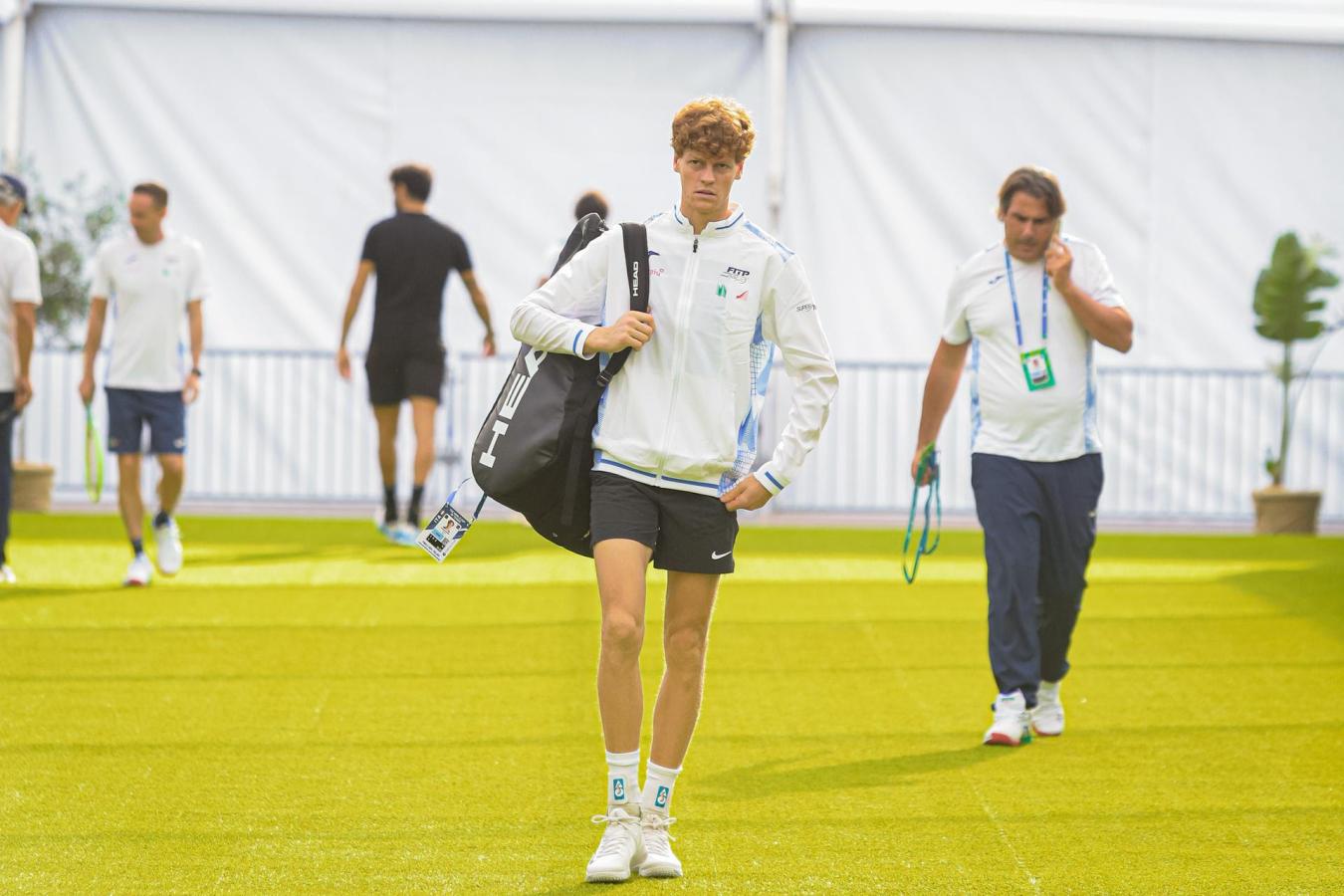 Imagen Jannik Sinner ya está en Málaga para el duelo contra Argentina.