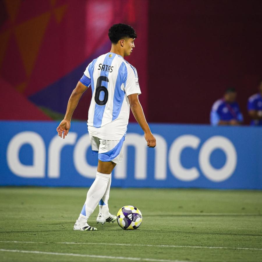 Imagen Satas fue el capitán de Argentina en Mundial Sub 17 del año pasado.