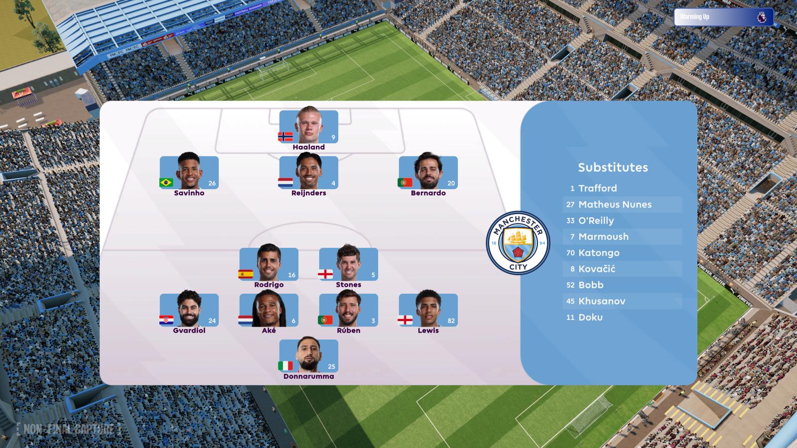 Imagen La Premier League estará licenciada y así se verán las formaciones.
