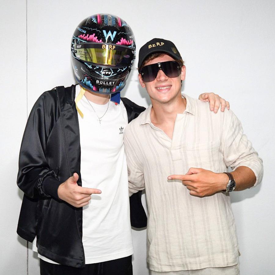 Imagen El cambio de roles entre Bizarrap y Franco Colapinto.