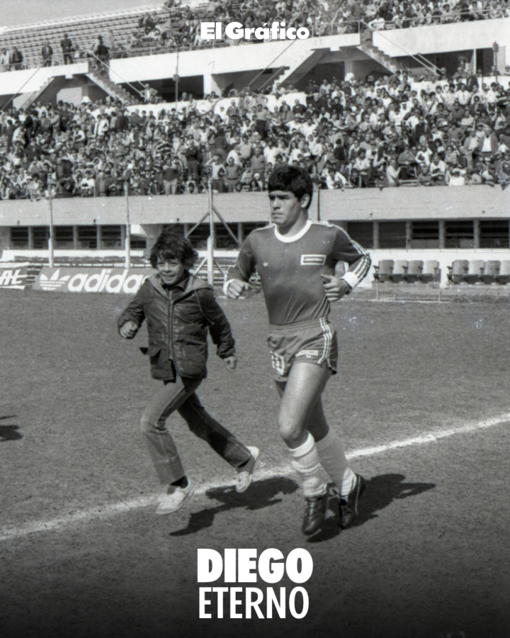 Imagen Diego Maradona en sus inicios en Argentinos Juniors.