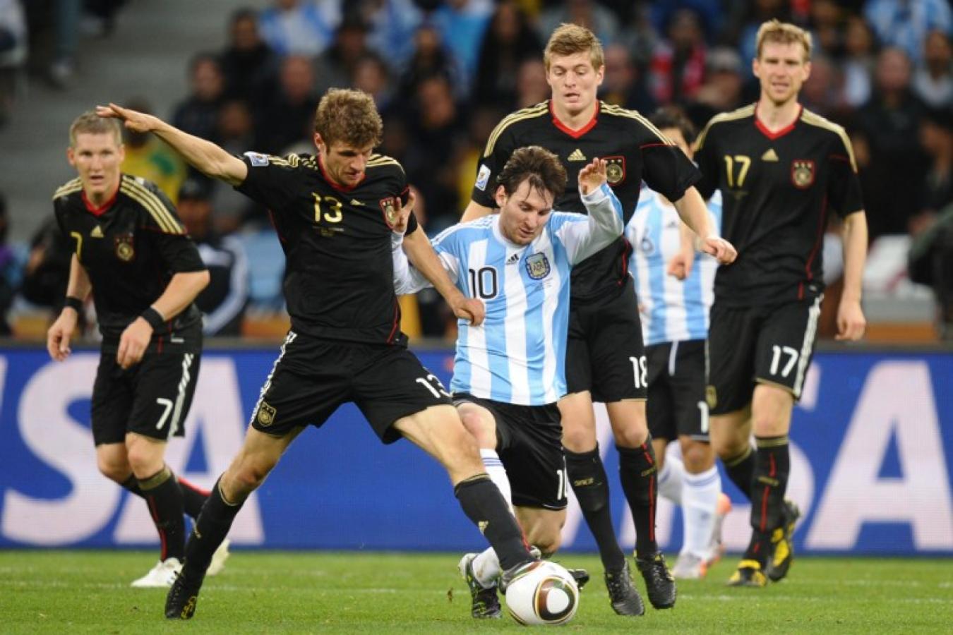 Imagen Müller amargó a Messi en Sudáfrica 2010 con Alemania: 4-0 y a semis.