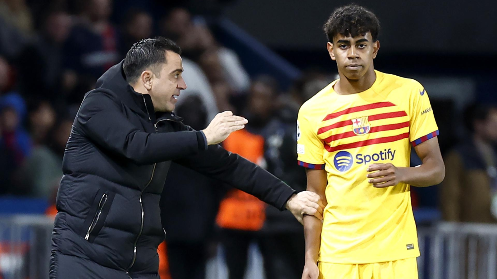 Imagen Xavi Hernández hizo debutar en Primera a Lamine Yamal.