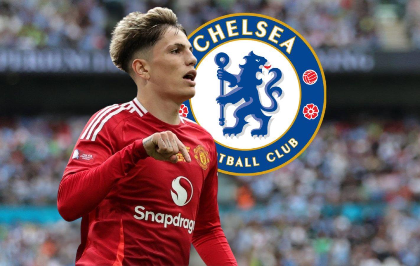 Imagen ¿Garnacho a Chelsea? El rumor comenzó a rodar, pero el DT Blue lo minimizó.