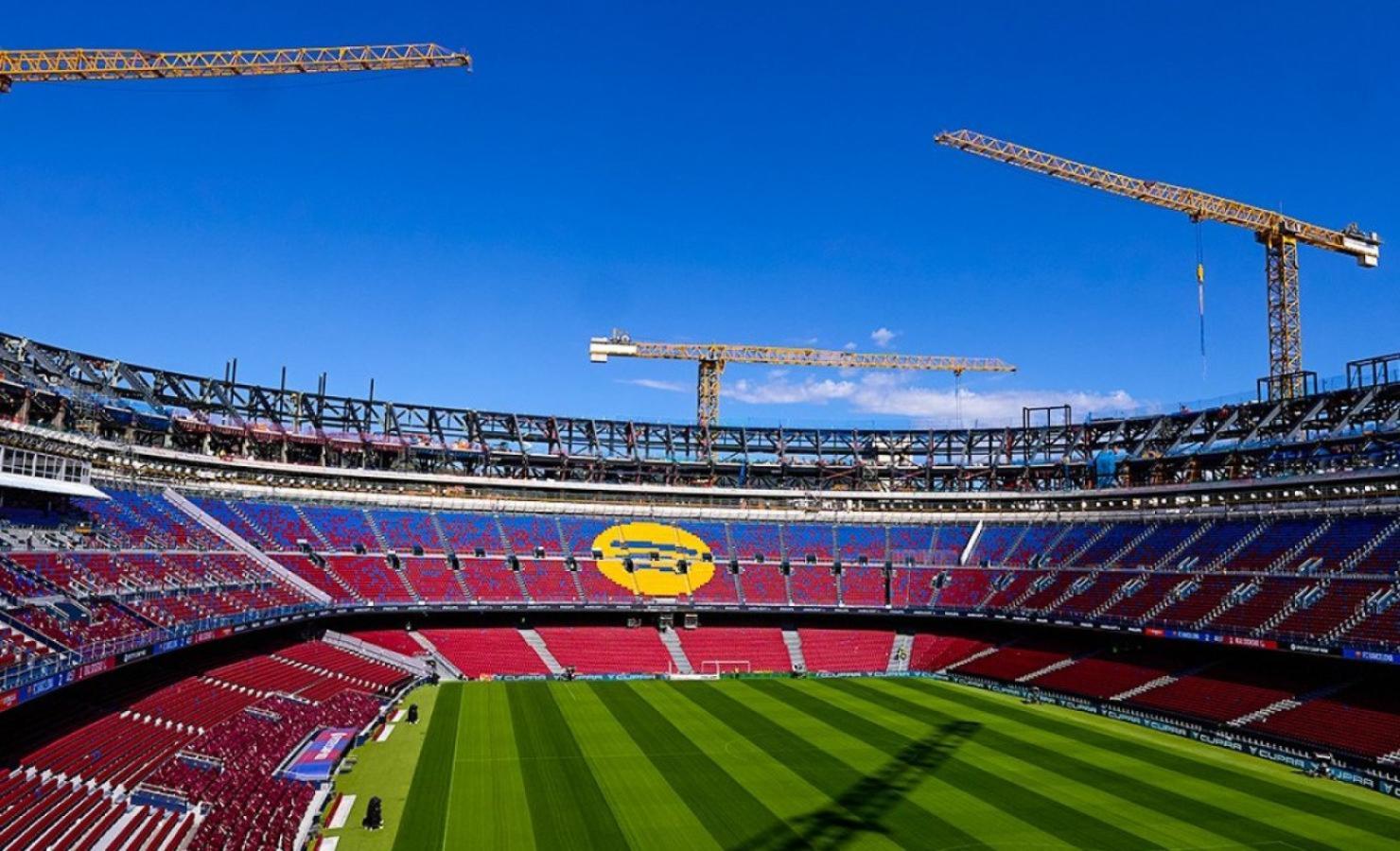 Imagen Se retrasó la reapertura del Camp Nou.