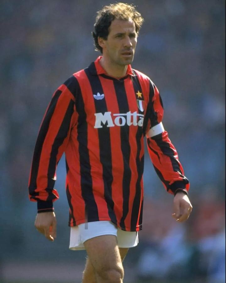 Imagen Franco Baresi jugó toda su carrera en Milan.