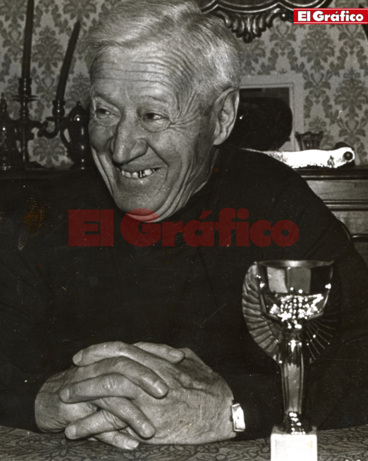 Imagen Lucien Laurent, en entrevista con El Gráfico.