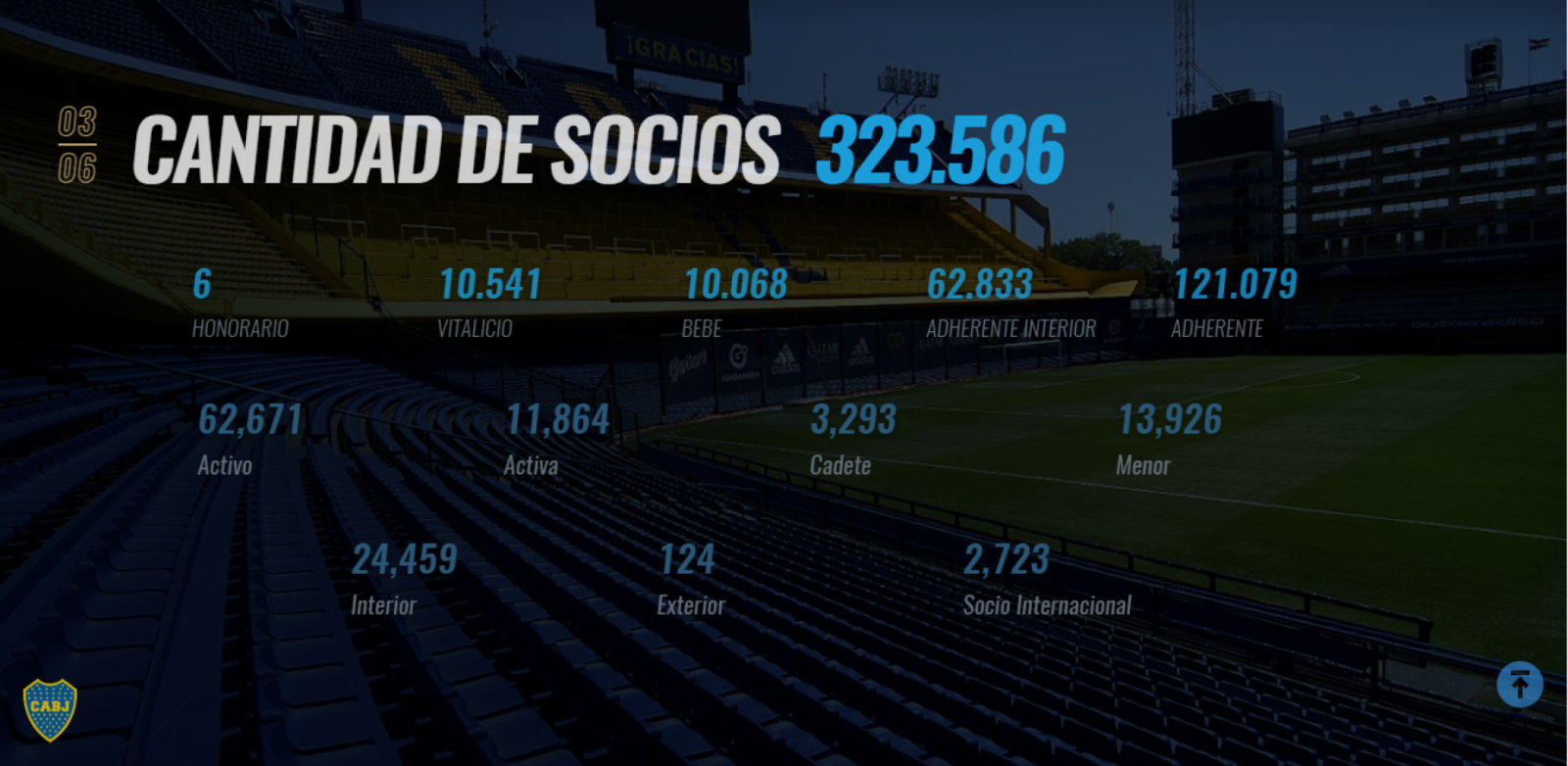 Imagen El detalle de los asociados al finalizar 2024.