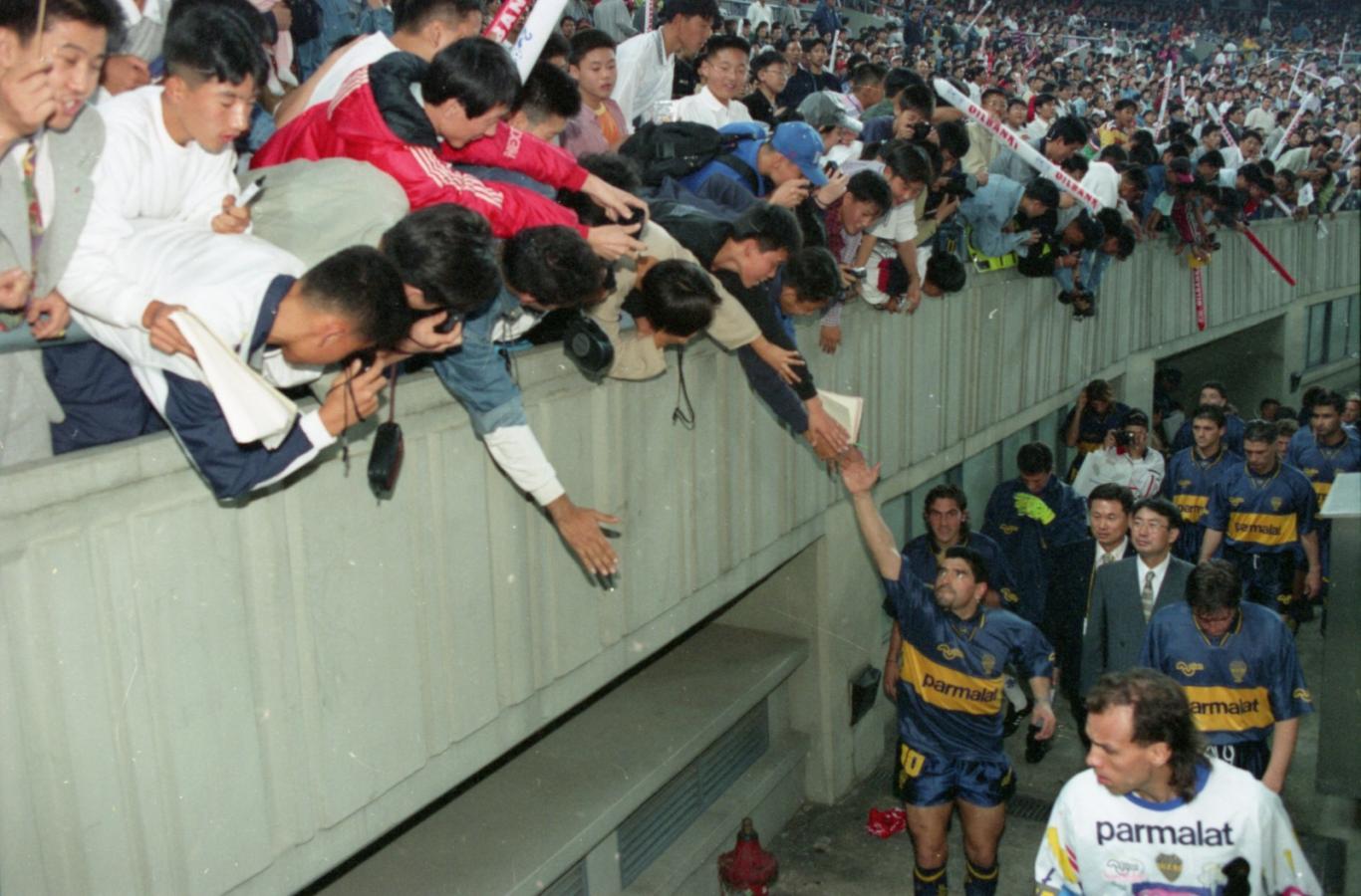 Imagen Seúl explotó con el regreso de Diego Armando Maradona.