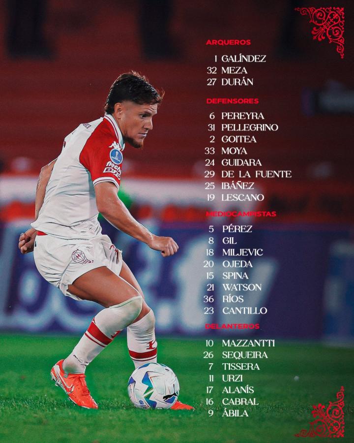 Imagen Matías Tissera, entre los convocados para el partido de esta tarde-noche en Uruguay.