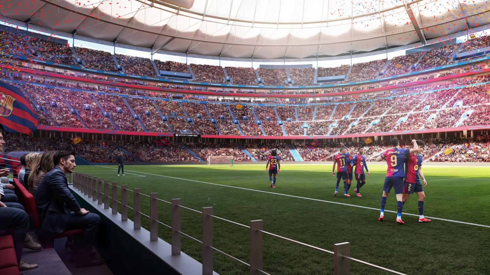 Imagen Así lucirá el Spotify Camp Nou cuando terminen las obras.