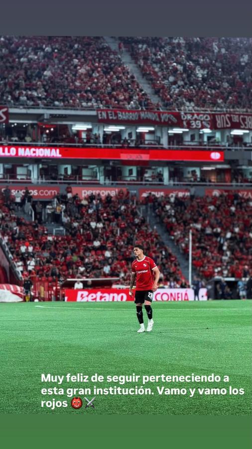 Imagen La historia que subió Rodrigo Fernández Cedrés a Instagram.