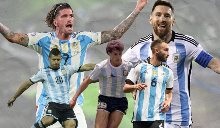 Imagen de Cómo está la tabla de los mayores invictos de jugadores de la Selección Argentina