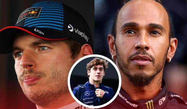 Imagen de La impactante reflexión de Max Verstappen y Lewis Hamilton sobre Franco Colapinto
