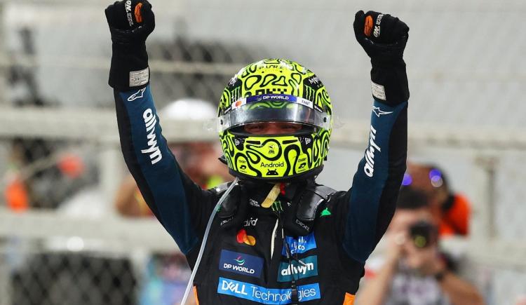 Imagen de A pura emoción: el festejo de Lando Norris, el nuevo rey de la Fórmula 1