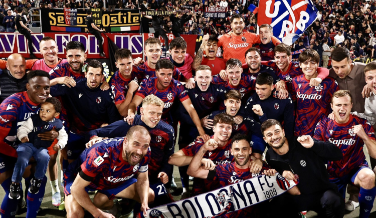 Imagen de Con 45 minutos de Benjamín Domínguez, Bologna se clasificó a la final de la Copa Italia