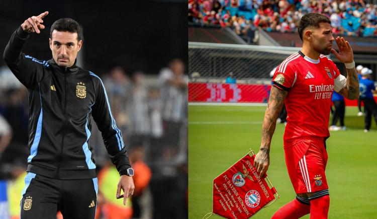 Imagen de Fue una de las sorpresas de Scaloni en la lista de la Selección Argentina y jugará en el Benfica de Otamendi
