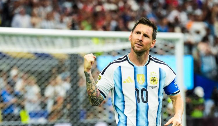 Imagen de Messi visto por 21 astros