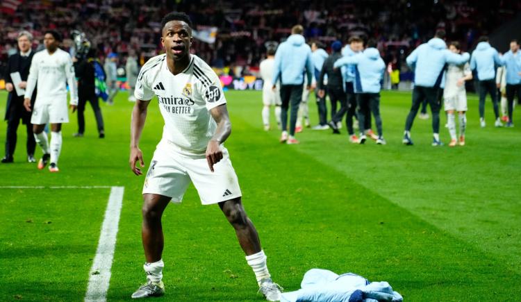Imagen de Desacatado: las feroces chicanas de Vinicius contra Atlético de Madrid