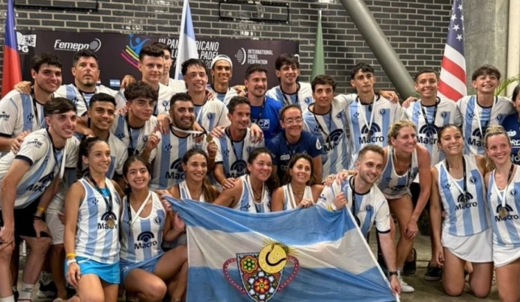 Imagen de Argentina se consagró tricampeón del Panamericano de Clubes de pádel