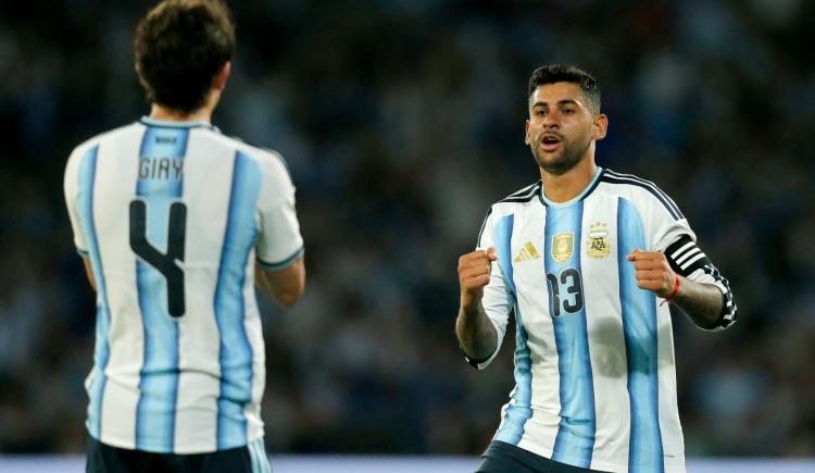 Imagen de La impronta aérea de Cuti Romero en la Selección: todos sus goles de cabeza